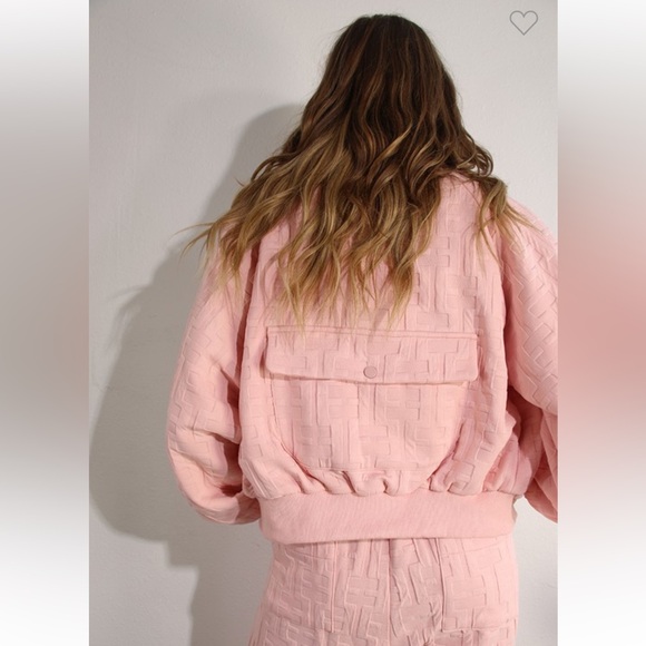 EMBOSSED BOMBER AND PANT SET - Picture 7 of 15